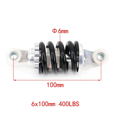 Front and Rear Shock Absorber: Motosiklet ləvazimatları və aksesuarları - 6100mm-400-pounds-220g-net-weight