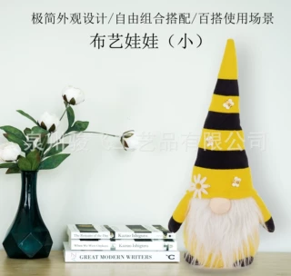 厂家批发跨境创意新品北欧风布艺娃娃（小）摆件厂家直销可 订 制