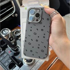 简笔小猫适用苹果16PROMAX手机壳iPhone15新款14小众13趣味12软壳