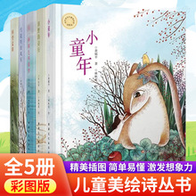 当代华文儿童诗丛书美绘本-小童年（全5册)裴郁平新疆文化出版社q