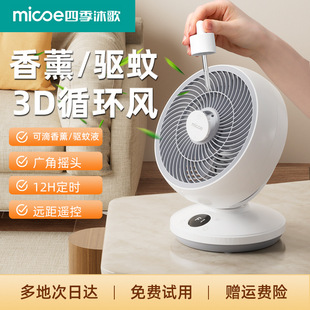 2026 high-value 3d oscillating air circulator fans: top 1688 silent & energy-saving picks
