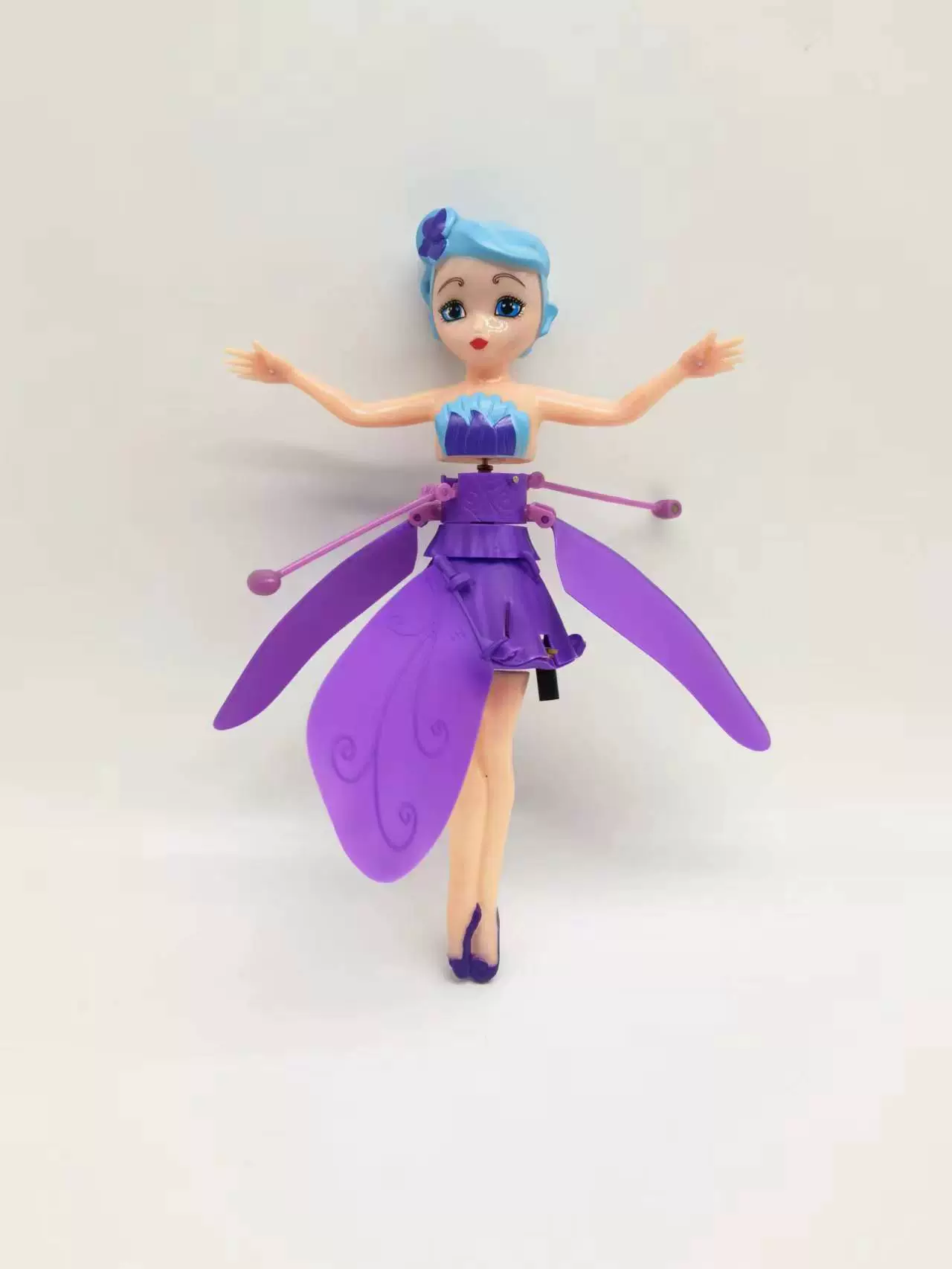 Fairy magic induction airplane, toy, with snowflakes