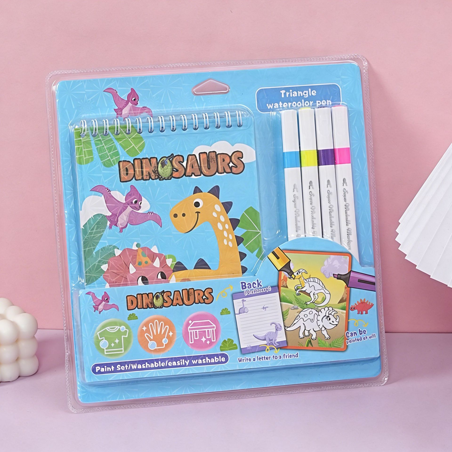 Libro para Colorear Infantil de Papel para Dibujo y Fiestas Temáticas