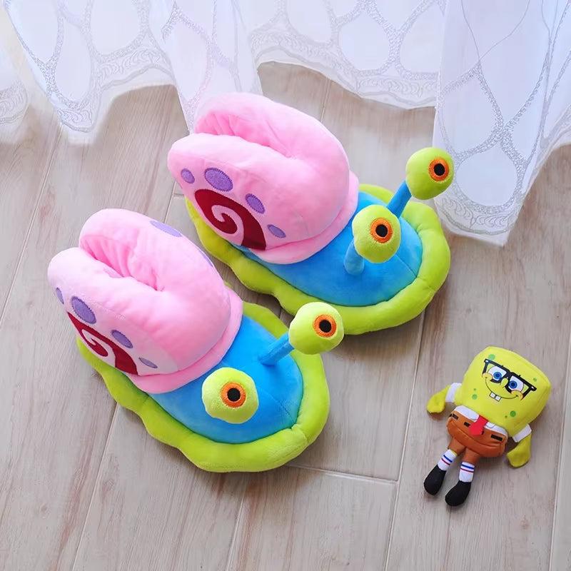 2025 New Cross-Border Dropshipping New Cartoon Snail Gary Men's and Women's Slippers Cross-Border Dropshipping