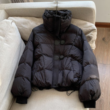 2025冬季新款加厚 90白鸭绒立领两穿领短款羽绒服女批发H14CY8837