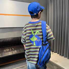 天才鲸 男童短袖t恤新款半袖儿童夏装衣服男孩潮范宝宝上衣童装潮