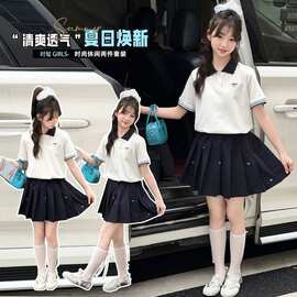 套装学院风夏季印花女童图片色其他其他品牌有吊牌现货有领标休闲