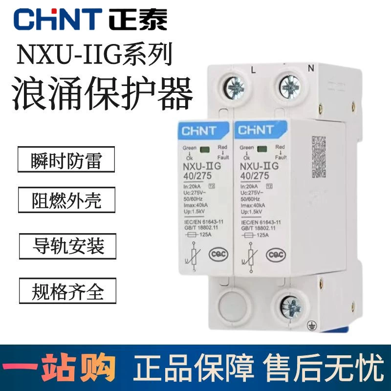 Zhengtai сетевой фильтр nxu силовой молниеотвод 2P переключатель защиты от перенапряжения молнии 220 В бытовой 4P молниеотвод 3p