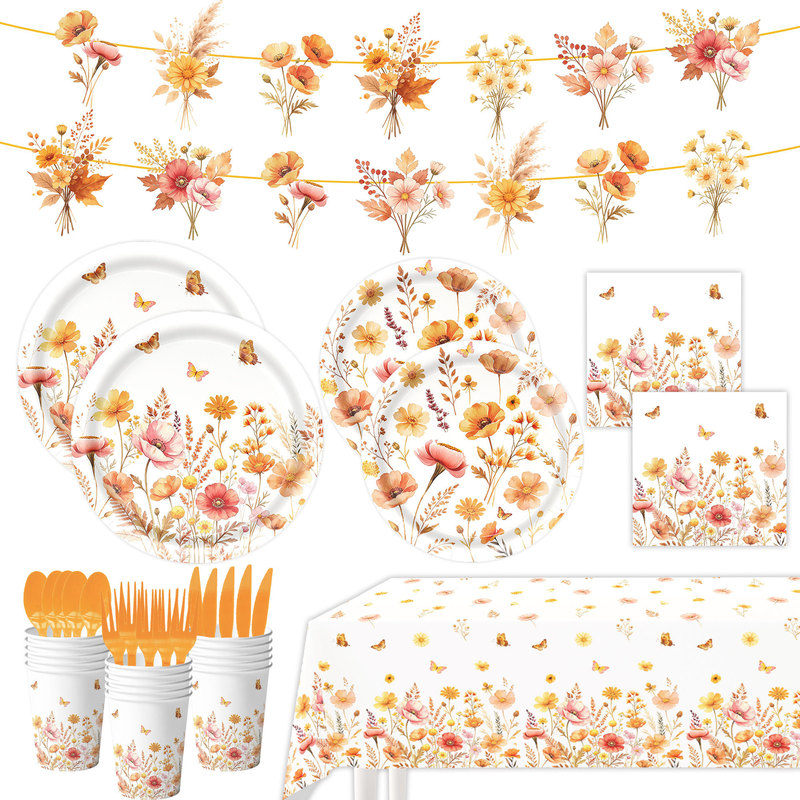 Amazon Thanksgiving Autumn Floral Theme Party Tableware Set Paper Plates Paper Napkins Tablecloth Flag Decoration Supplies Amazon Thanksgiving Autumn Floral Theme Party Tableware Set Paper Plates Paper Napkins Tablecloth Flag Decoration Supplies