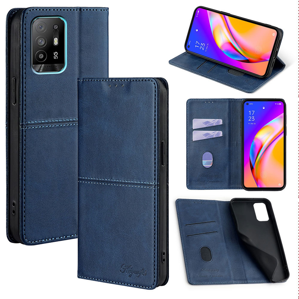 适用OPPO A54手机壳A5X 4G日版防摔手机保护套A95支架翻盖皮套