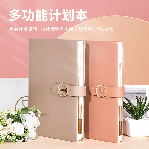 Notebook A5 with Thickened Divided Pages, Handwritten Journal, Simple Diary, Business Notebook, Gift Box with Custom Logo