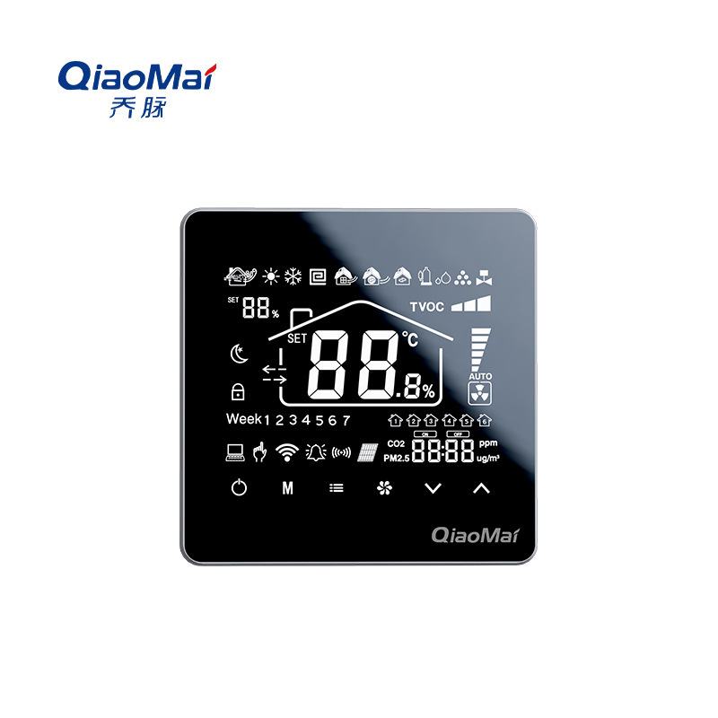 Comai full screen XF-1301 series fresh air controller 15mm ultra-thin air conditioner intelligent operation speed control switch Comai full screen XF-1301 series fresh air controller 15mm ultra-thin air conditioner intelligent operation speed control switch