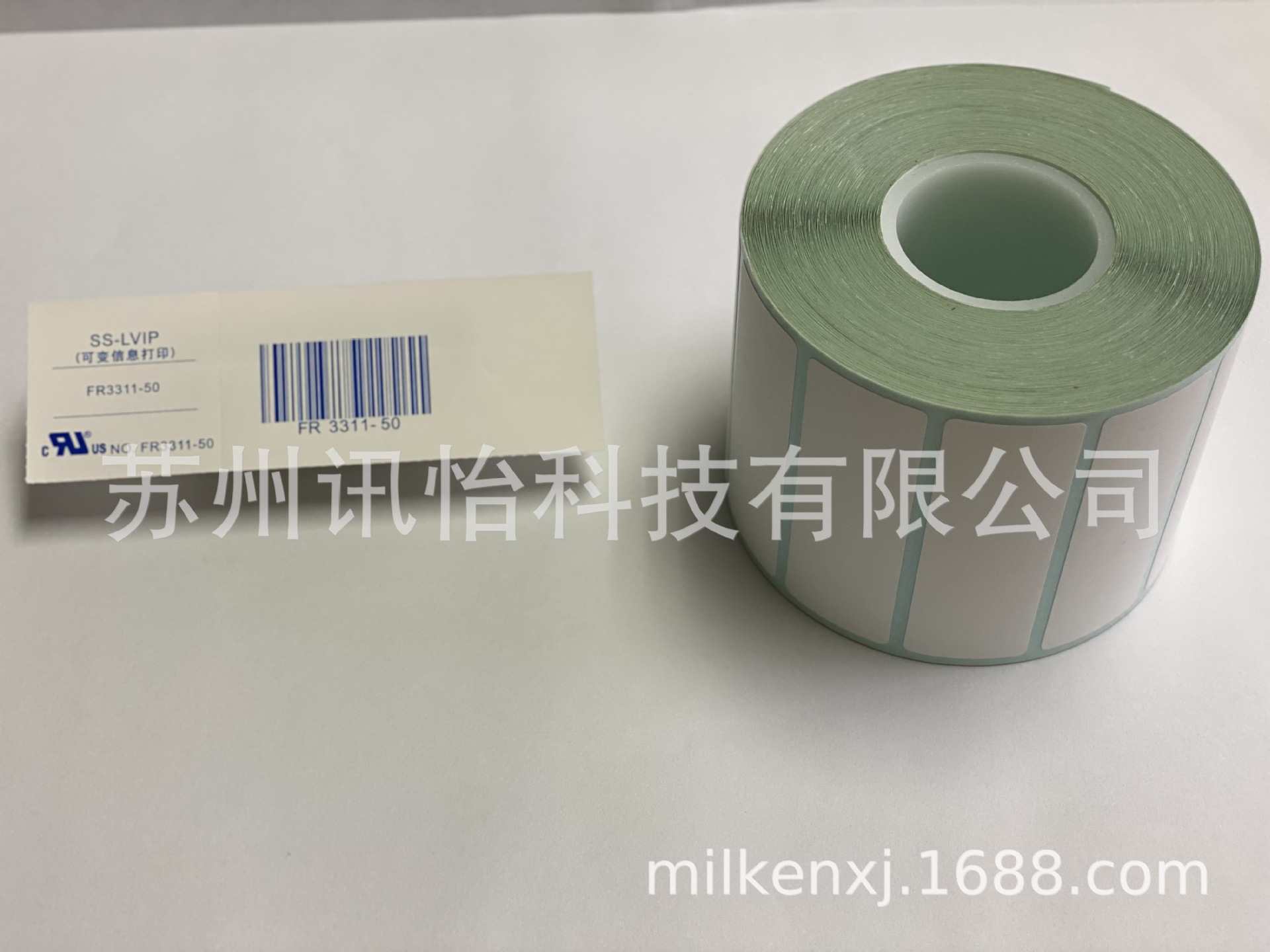 覆膜聚酯铭牌Lindecoラベル50um光银拉丝贴标机械是100um标贴lint