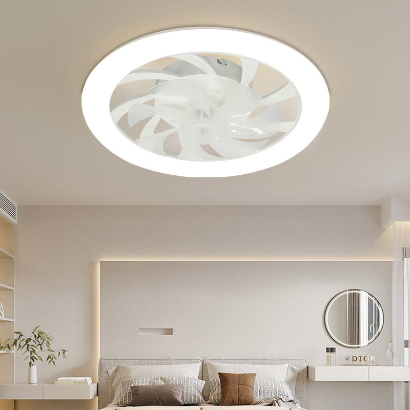 1 越境人気シーリングファンライトミニマリストスタイルリビングルームダイニングルームサイレントモーターシーリングライト LED 寝室スタディファンライト|undefined