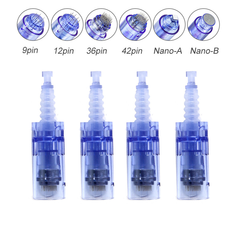 Electric Microneedle 36-Needle Whitening, Lifting, Hydrating, and Spot-Reducing Micro-Needle with Nano-Crystal Chip Micro-Crystal Head