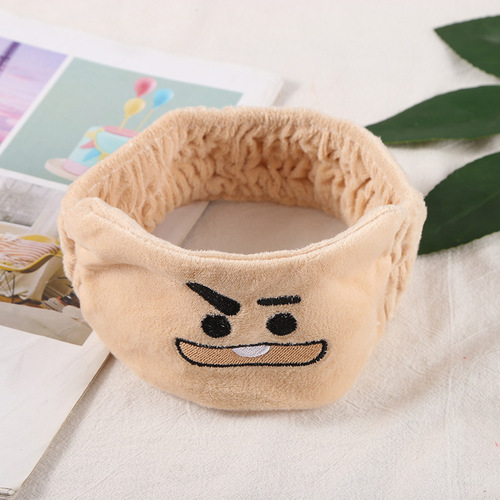Headband Korean style cute and funny rabbit hair accessory face wash makeup headband puppy yoga headband hairpin headband