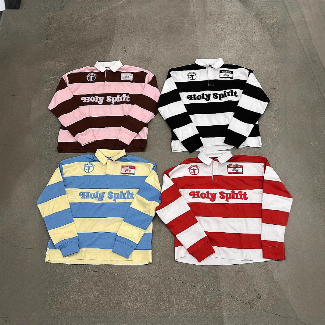 Amazon American Style Retro Street Style Letter Embroidery for Men and Women Loose Sweat Long Sleeve