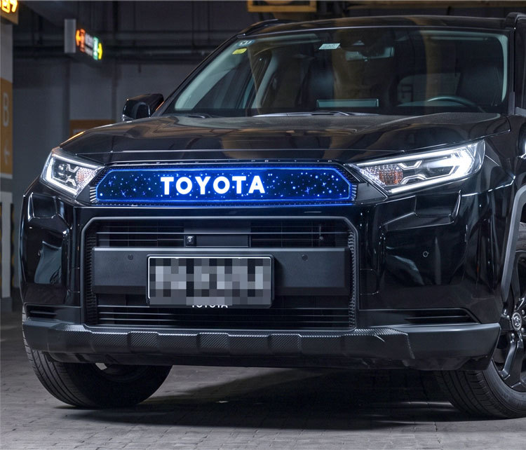Suitable for 26 models of Toyota RAV4, specialized LED grille lights for modification, illuminated grille daytime running lights, decorative lights