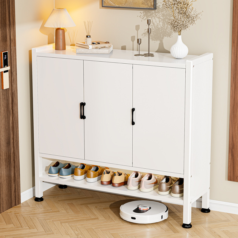 Steel Shoe Cabinet for Entryway, Home Entrance Storage Cabinet, Integrated Wall-Mounted New Model Multi-Layer Dust-Proof Shoe Rack Steel Shoe Cabinet for Entryway, Home Entrance Storage Cabinet, Integrated Wall-Mounted New Model Multi-Layer Dust-Proof Shoe Rack