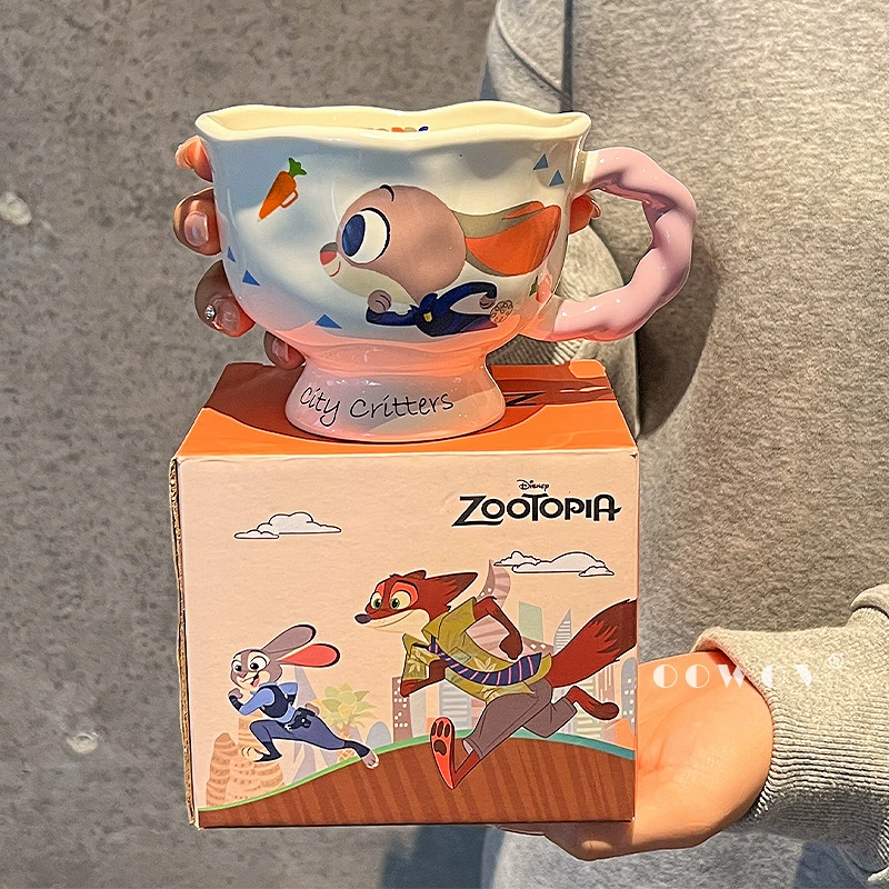 Кружка (Zootopia) Джуди и Ник, 360 мл, подарочная пара для дома, дизайн 2025