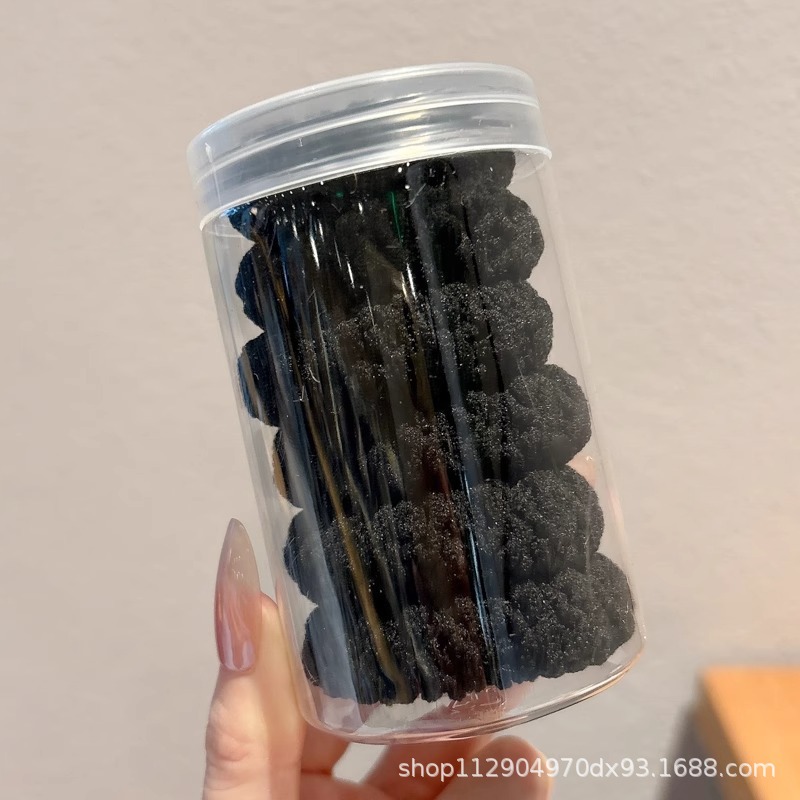 2025 nuevo estilo simple cabello de moda de alta elasticidad correa de correa de cabello multifuncional cubierta de cuero durable cabello bola adornamiento para el cabello