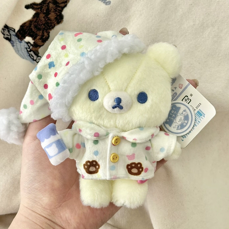 10cm Baby Clothes Cartoon Lazy Pig Suit Doll Accessories Bag Pendant Birthday Gift Doll Pajamas Replaceable