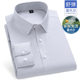 Wholesale Modal Stretch Non-Ironing Men's Thin Shirt Shirt Middle-aged and Elderly Business Casual Dad's Bamboo Fiber