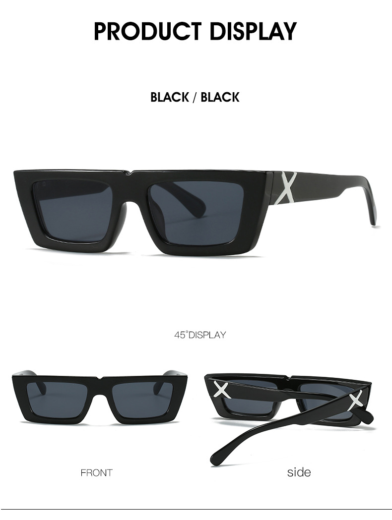 Neue kleine Box-Sonnenbrillen Modetrend Bonbonfarbene Sonnenbrillen Vielseitige Sonnenschirme 3_voghion.com