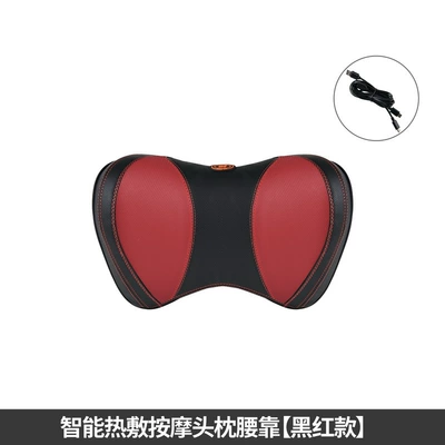 neck pillow car driving | Headrest - intelligent-massage-headrest-black-and-red