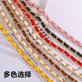 pu穿皮链条 五金箱包不变色铝链包包服装鞋子帽子配件现货供应