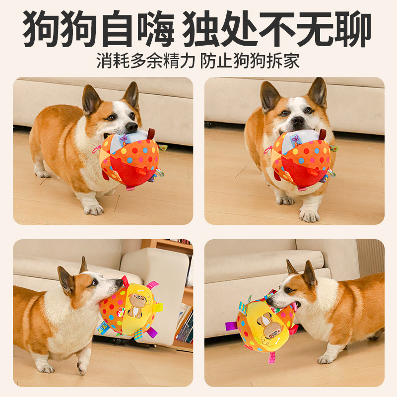 犬の音のおもちゃのボールのペットは噛んで体力を消耗します。|undefined
