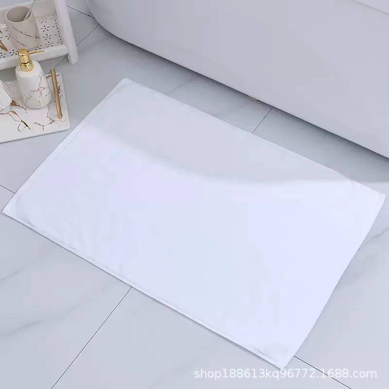 五星级酒店用品地巾地毯毛巾地脚踏垫卫生间防滑地布浴室吸水擦脚