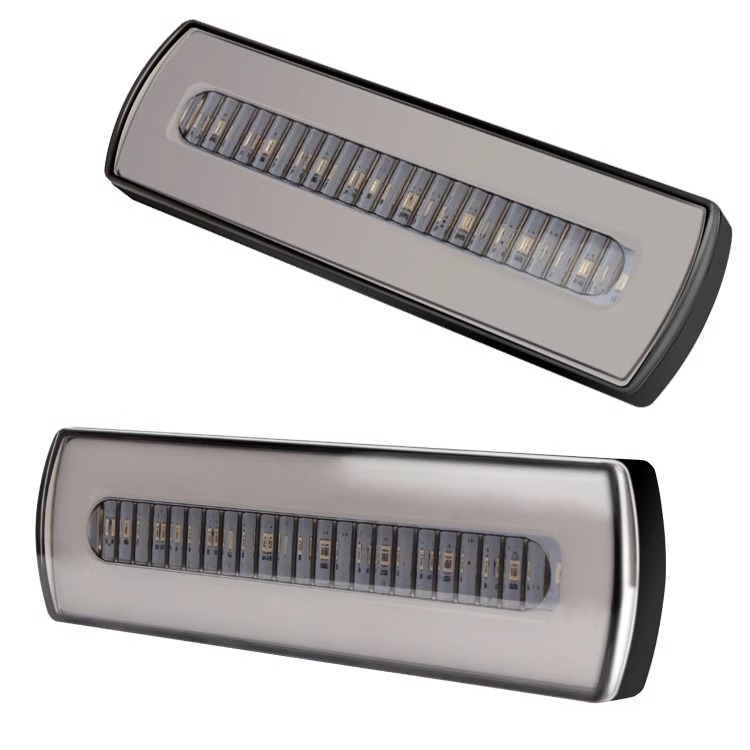 Car led universal modified pilot light motorcycle truck warning flash light rear-end anti-collision two-color brake