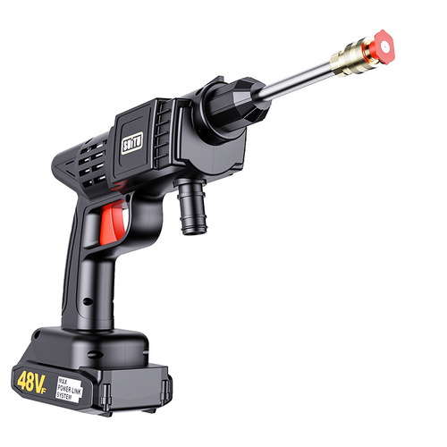 Wireless lithium battery car wash water gun car wash high pressure water pump portable electric home car wash machine tool