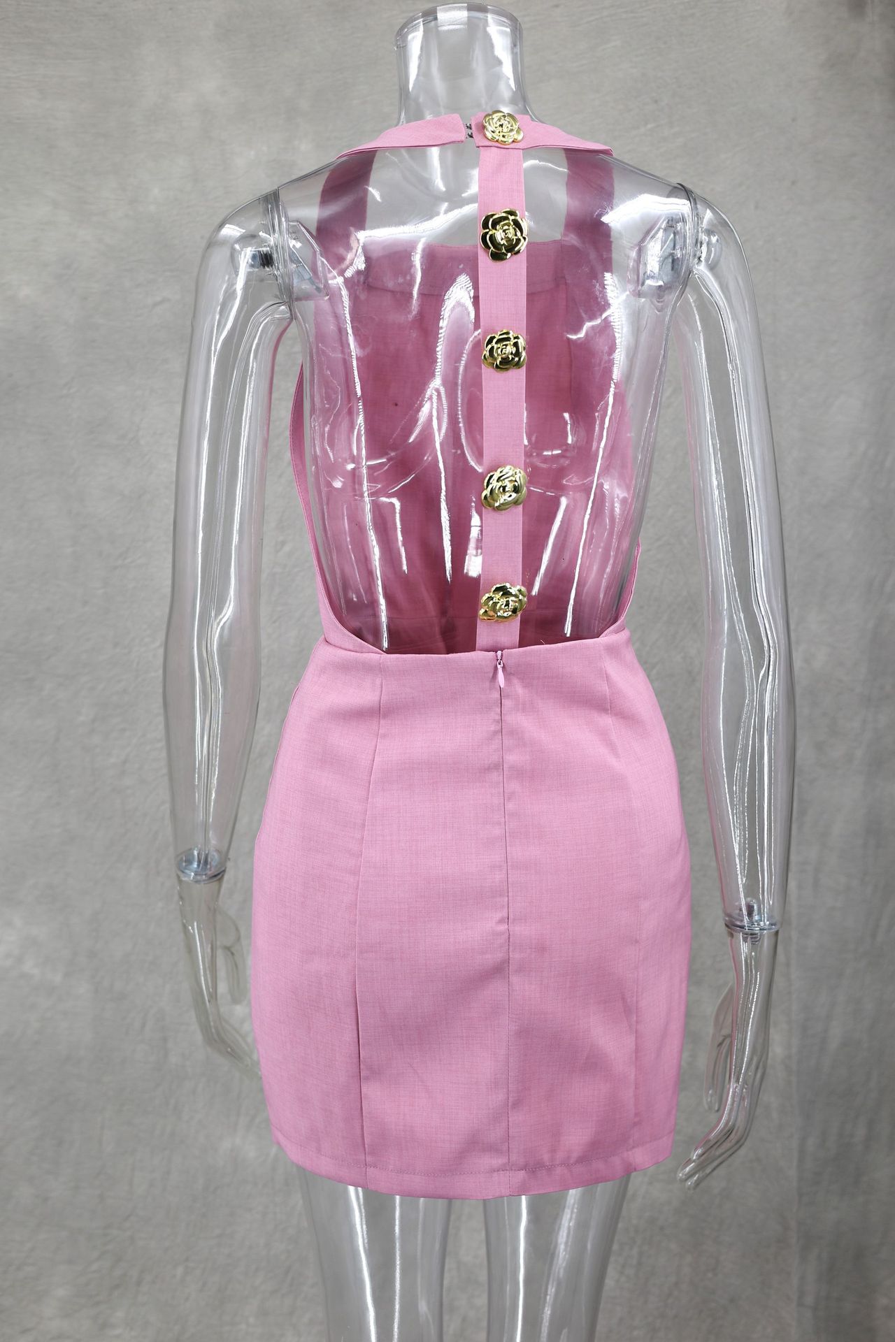 245g Weight Above Knee Dress Length Type Sleeveless Sleeve Length Regular Dress Dresses Type Polyester Fabric Type High Waist Waist Line Holiday, Daily Occasion Round Neck Neckline Regular Fit Fit Type Solid Color, Flower Pattern Summer Season Women's Gender Streetwear Style Wholesale Women's Streetwear Solid Color Flower Holiday Daily Round Neck Sleeveless Regular Dress 4