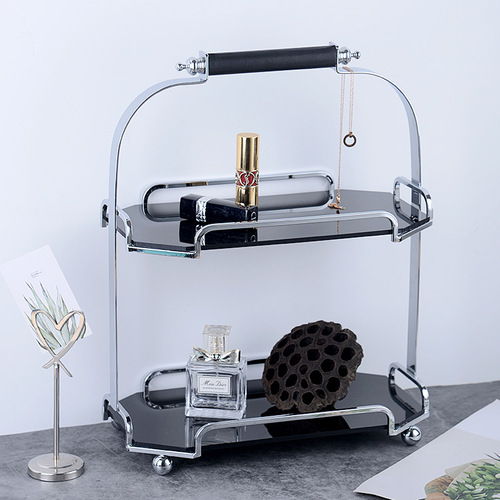 Washing table storage rack bathroom bathroom countertop cosmetics storage box desktop acrylic dressing table shelf