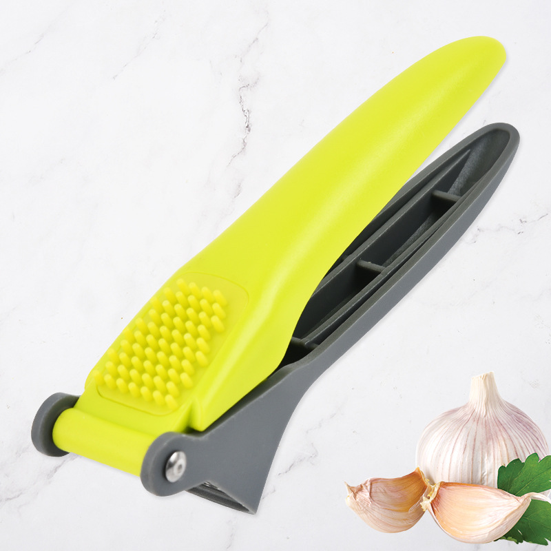 Kitchen gadget household hand garlic press kitchen garlic grinder garlic squeezer stainless steel garlic press