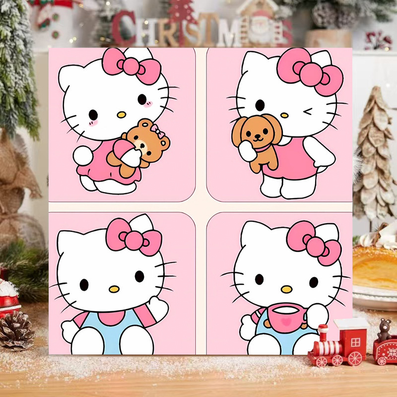 サンリオデジタル油絵 diy 手描きカラーリングクロミメロディー漫画かわいい装飾画メーカー卸売|undefined