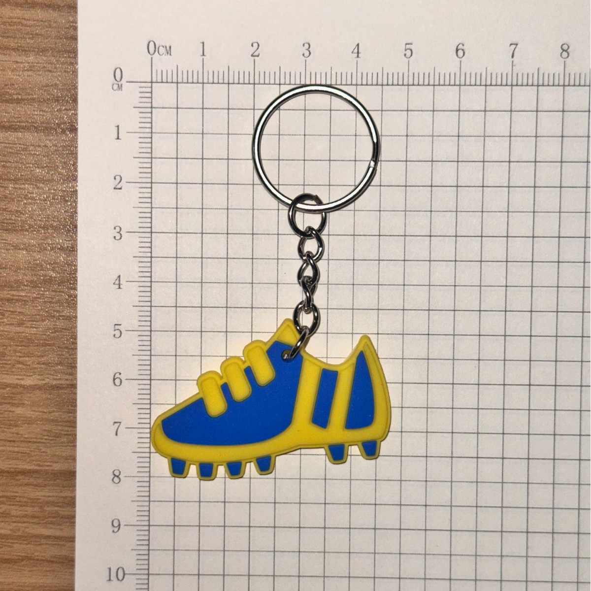 PVC blando transfronterizo 2D rugby béisbol baloncesto fútbol llavero deportista perímetro llavero