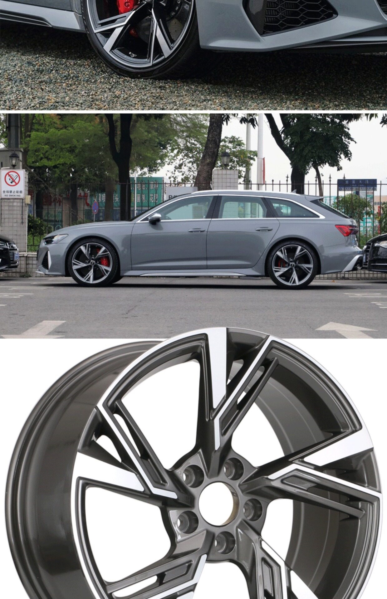 18-inch, 17-inch, 16-inch forged wheels suitable for Audi A6L, A4L/A5/A8/A3/Q5/Q3/TT/A7 modification