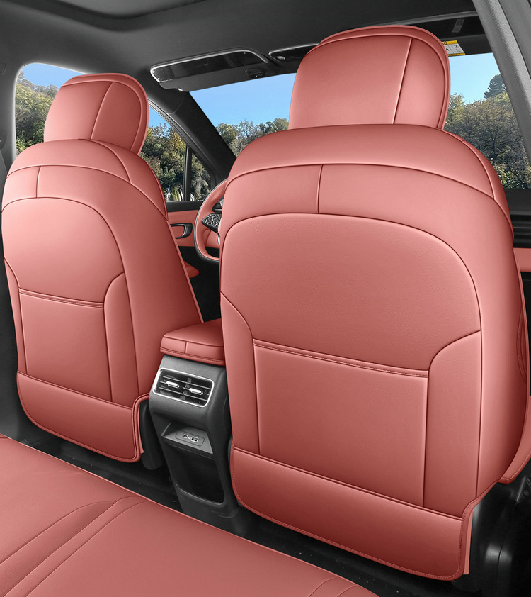 2026 new model Boyue REV car seat covers, featuring perforated leather for breathability and a full-coverage design, suitable for all seasons