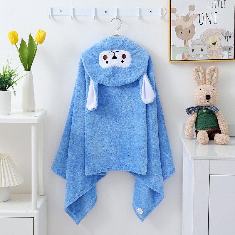 儿童浴巾斗篷