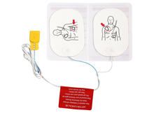 AED除颤培训贴片带长线除颤贴片 培训电极片