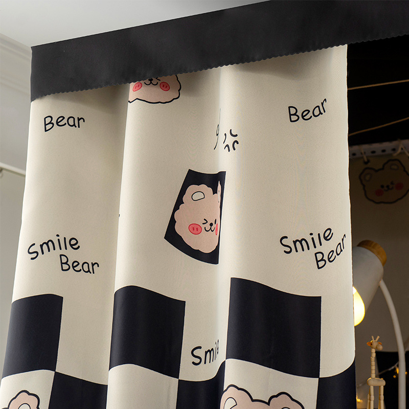 Physical Thick Dormitory Strong Shading Bed Curtain College Students' Dormitory Upper Bunk Lower Bunk Bed Walls Windshield Bed Curtain for Men and Women