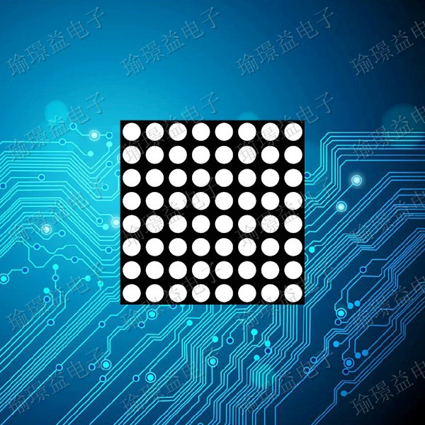 Светодиодный решеточный модуль F3.75 8*8 красный изумрудно-зеленый двухцветной решетки 1588AUPGBUPG большой объем