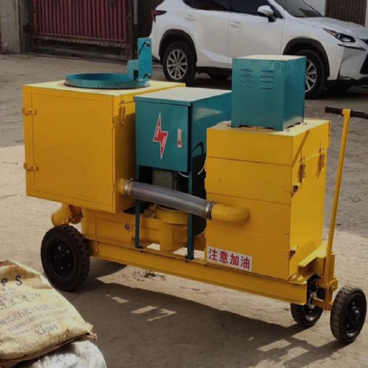 Máquina de pulverización de hormigón de unidad de pulverización de alimentación automática de unidad de pulverización de anclaje de soporte de túnel de camión de pulverización de lechada de elevación