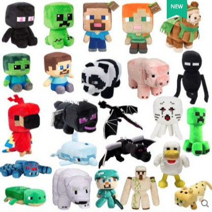minecraft MC game plush toy coolie afraid doll end Shadow dragon doll new manufacturers