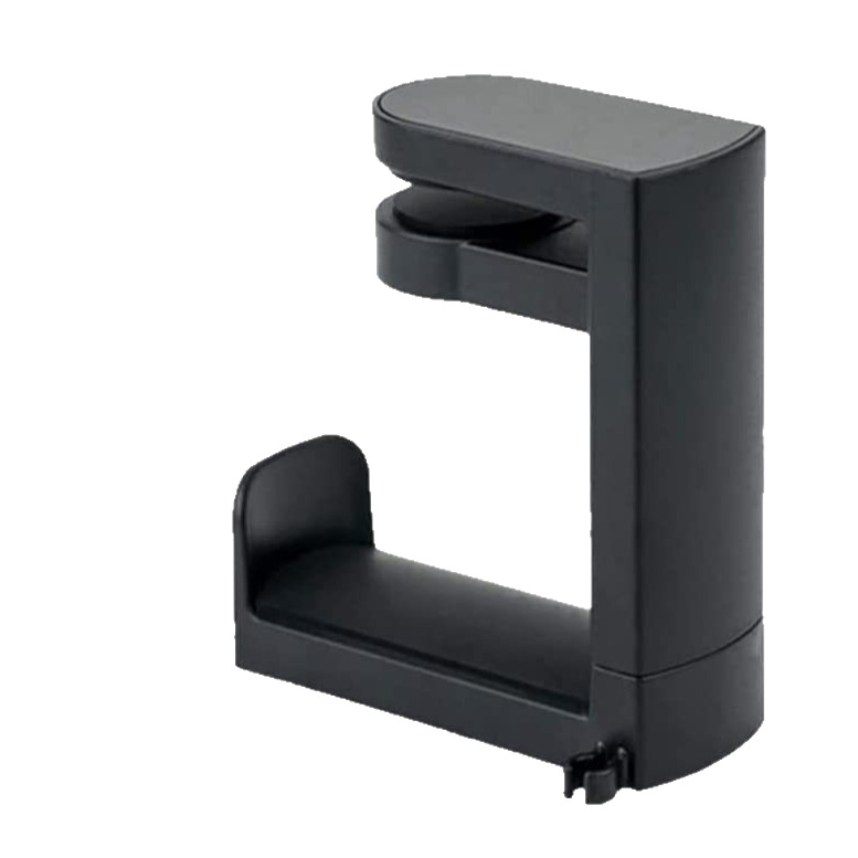 Modelo privado mesa libre de punzones Clip-on gancho titular de los auriculares 360 grados de rotación titular de los auriculares de almacenamiento colgante