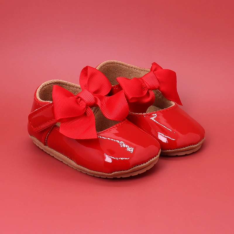 Детская обувь, сандалии с бантом для раннего возраста, туфли для принцессы, мягкая подошва