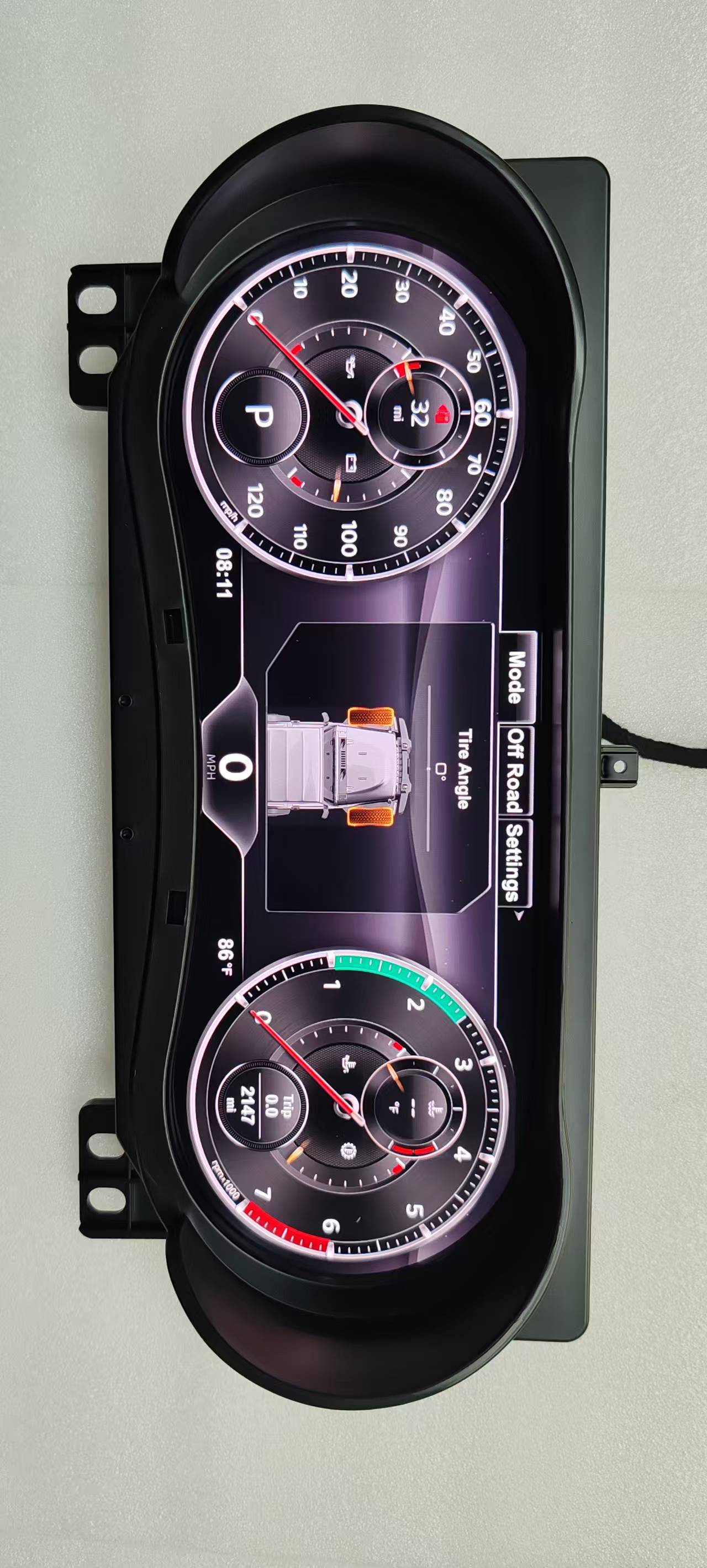 Suitable for Jeep Wrangler 2007-2023, Modified and Upgraded Full Lcd Instrument Panel